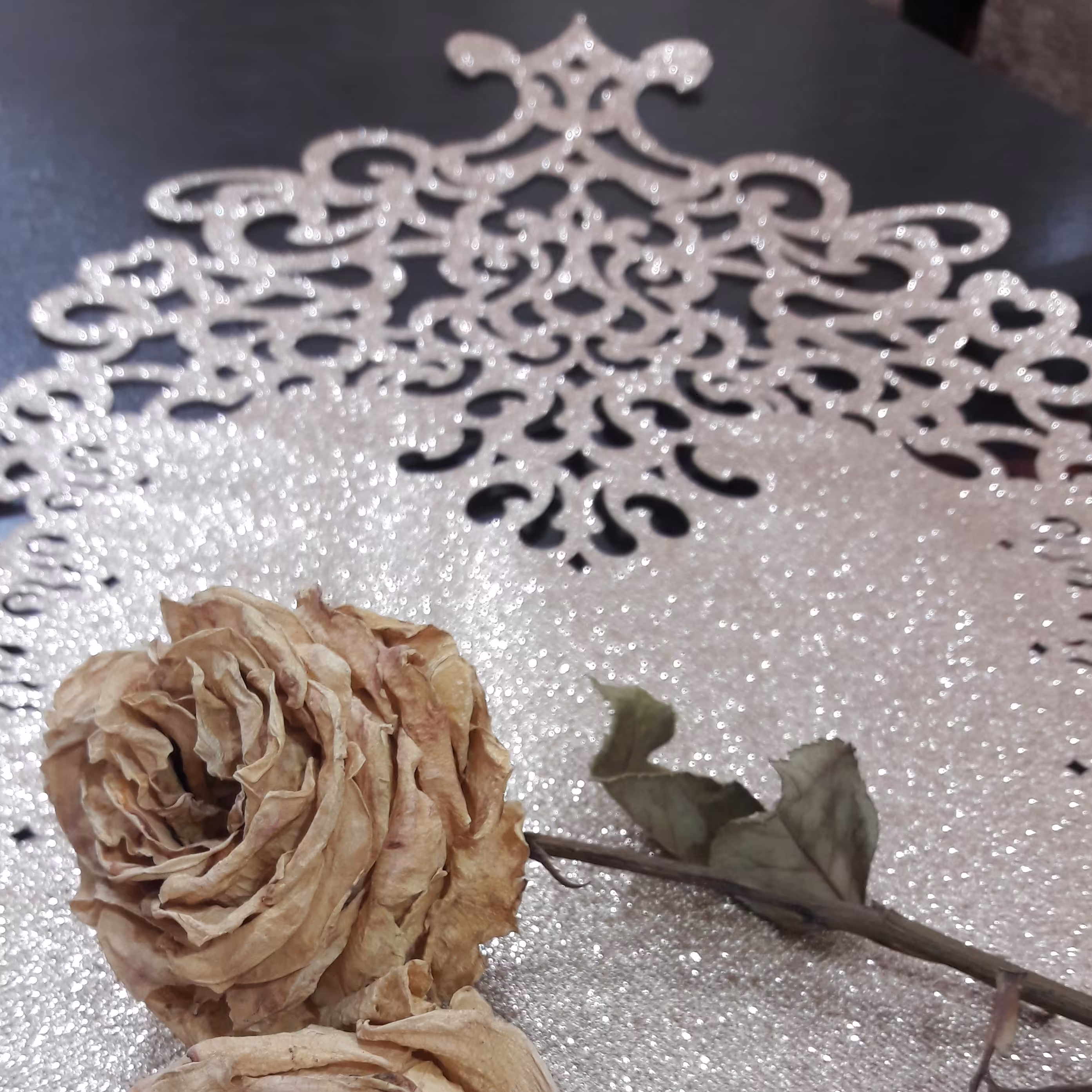 رانر چرم اکلیلی آستردار 100 سانت