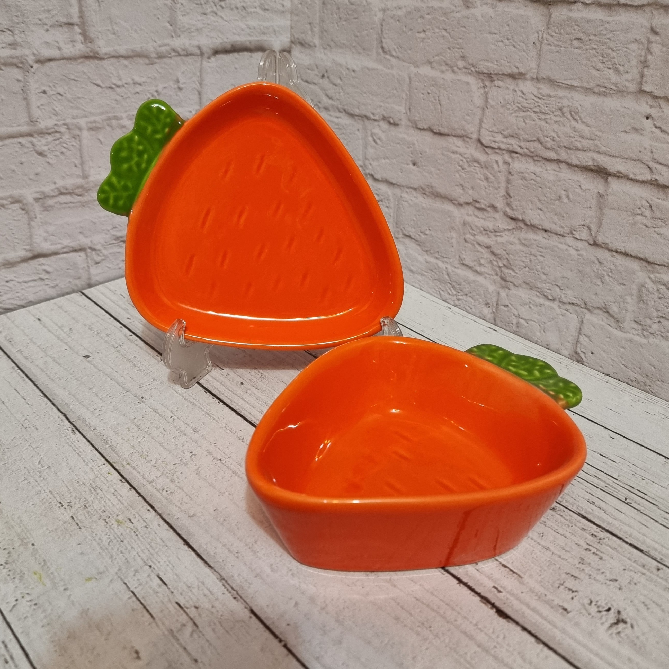 ست کاسه و بشقاب طرح هویج سرامیکی