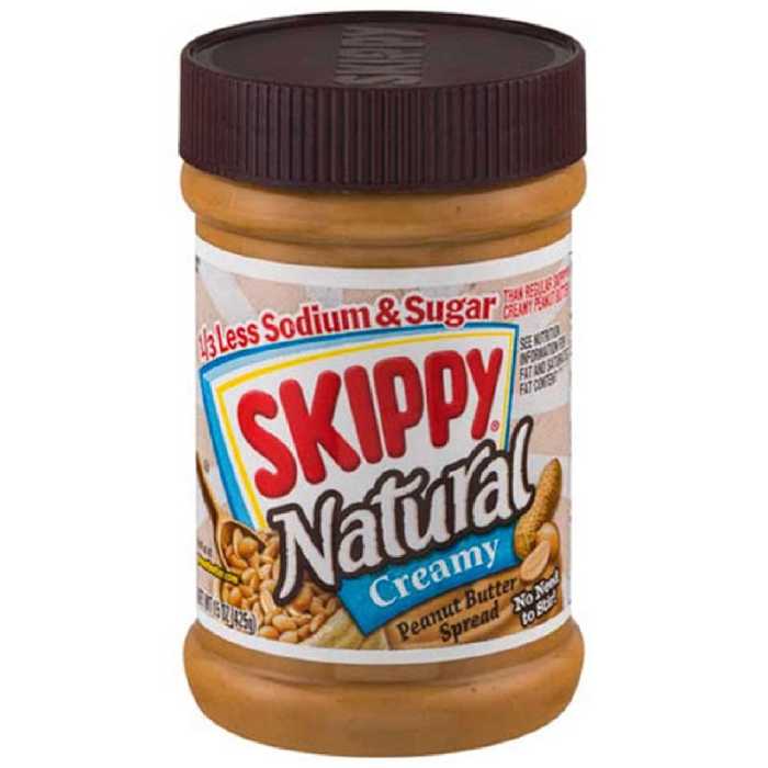 کره بادام زمینی اسکیپی مدل کم سدیم و کم شکر 425 گرم