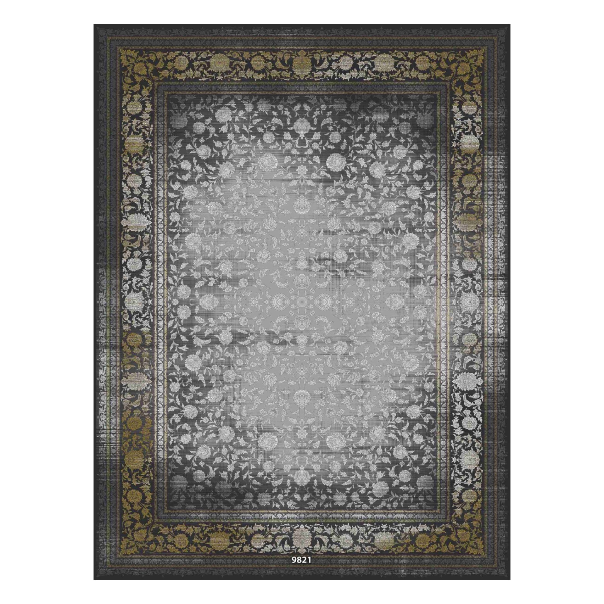 فرش وینتیج 9 متری 1200 شانه کد H9821