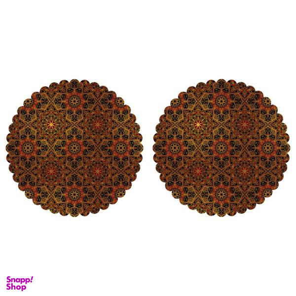 رومیزی رنس مدل T4-42073 سایز 40x40 سانتی متر مجموعه 2 عددی