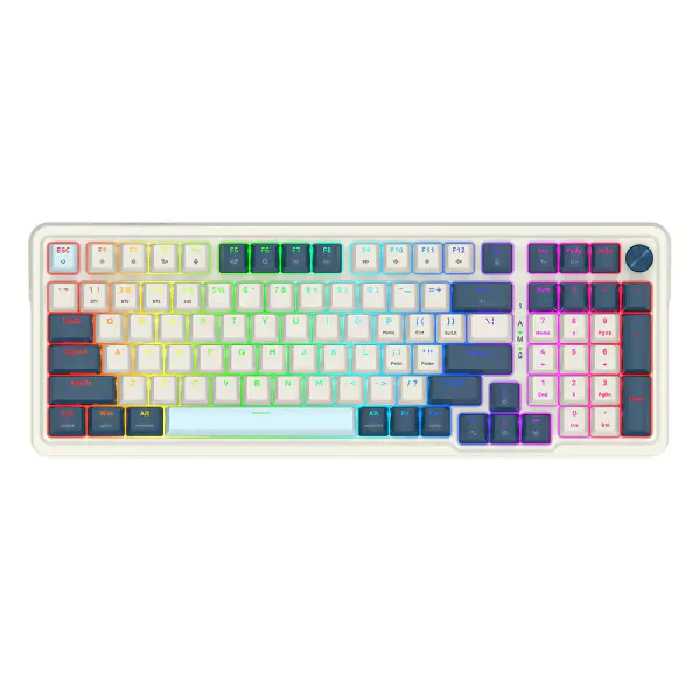 کیبورد بی سیم و باسیم مکانیکال گیمینگ ردراگون EISA K686 PRO