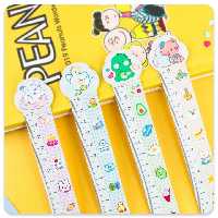 خط کش فانتزی پلاستیکی -4 طرح