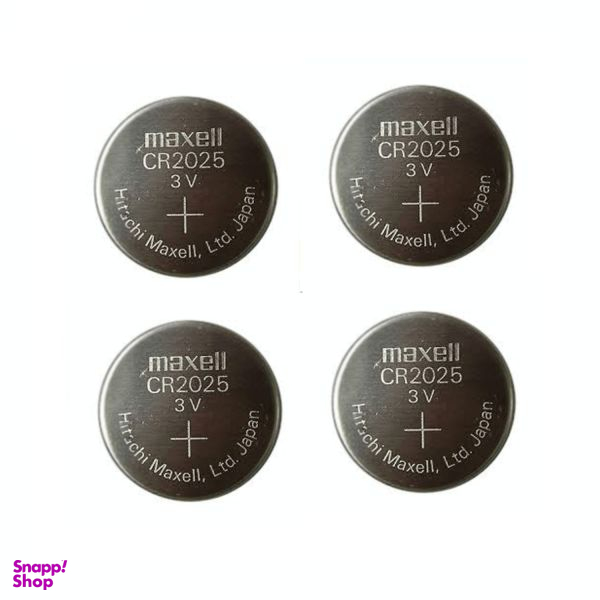 باتری سکه ای مکسل مدل CR2025 بسته 4 عددی