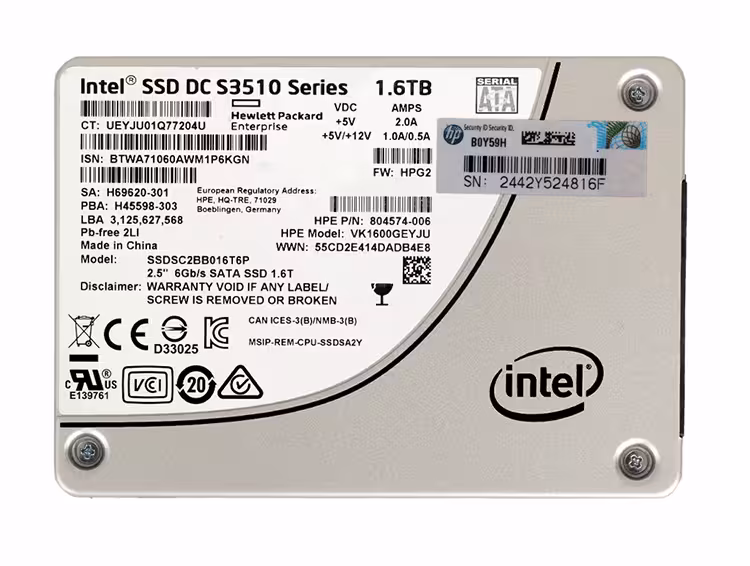 اس اس دی اینترنال اچ پی مدل Read Intensive ظرفیت 1.6 ترابایت