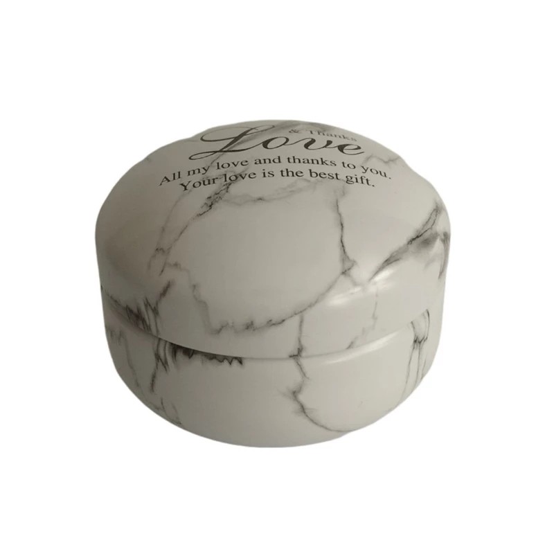 ظرف دکوری مخصوص نگهداشتن ملزومات رنگ سفید 