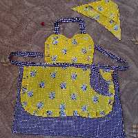 پیشبند دو دامنی با دوخت عالی و پارچه نسوز و جیب موبایل