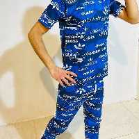 تیشرت شلوار آبی