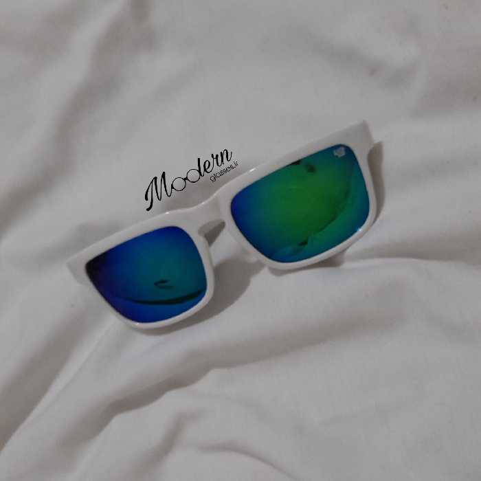 عینک آفتابی اسپرت spy سفید زنانه و مردانه همراه با کاور رایگان