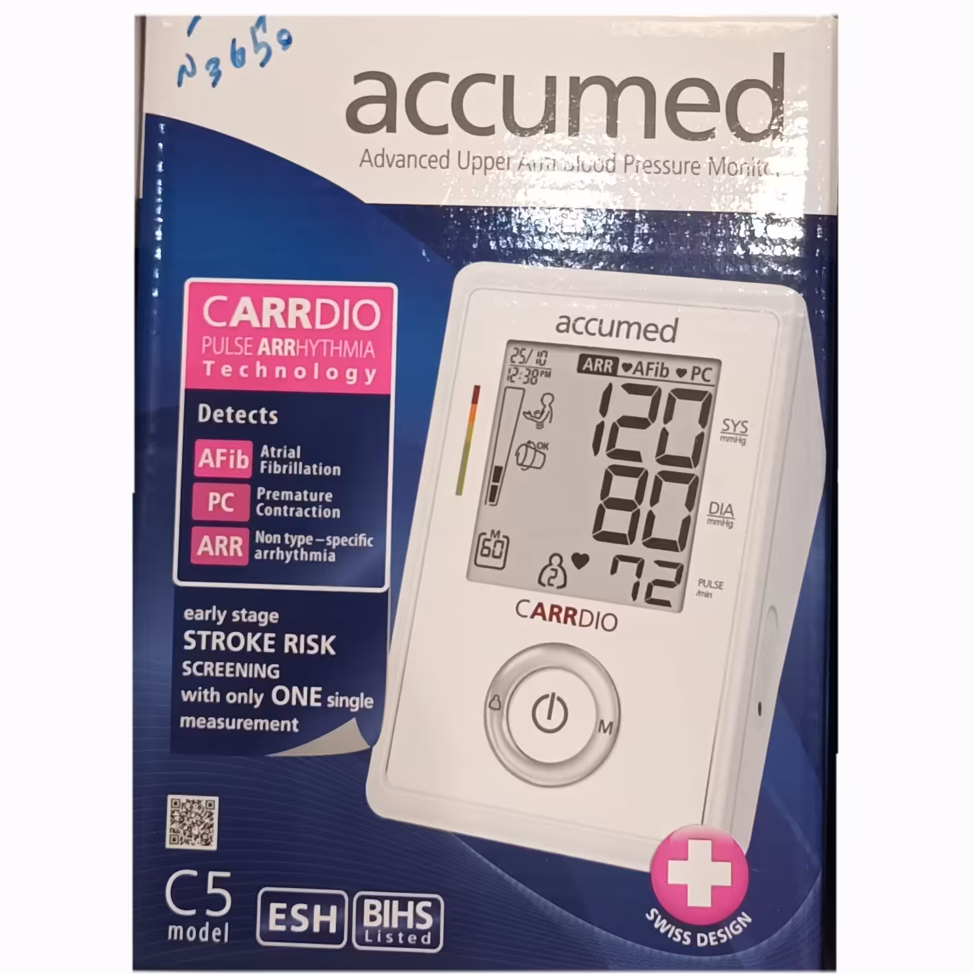 فشارسنج دیجیتال بازویی برند اکیومد سه سال گارانتی