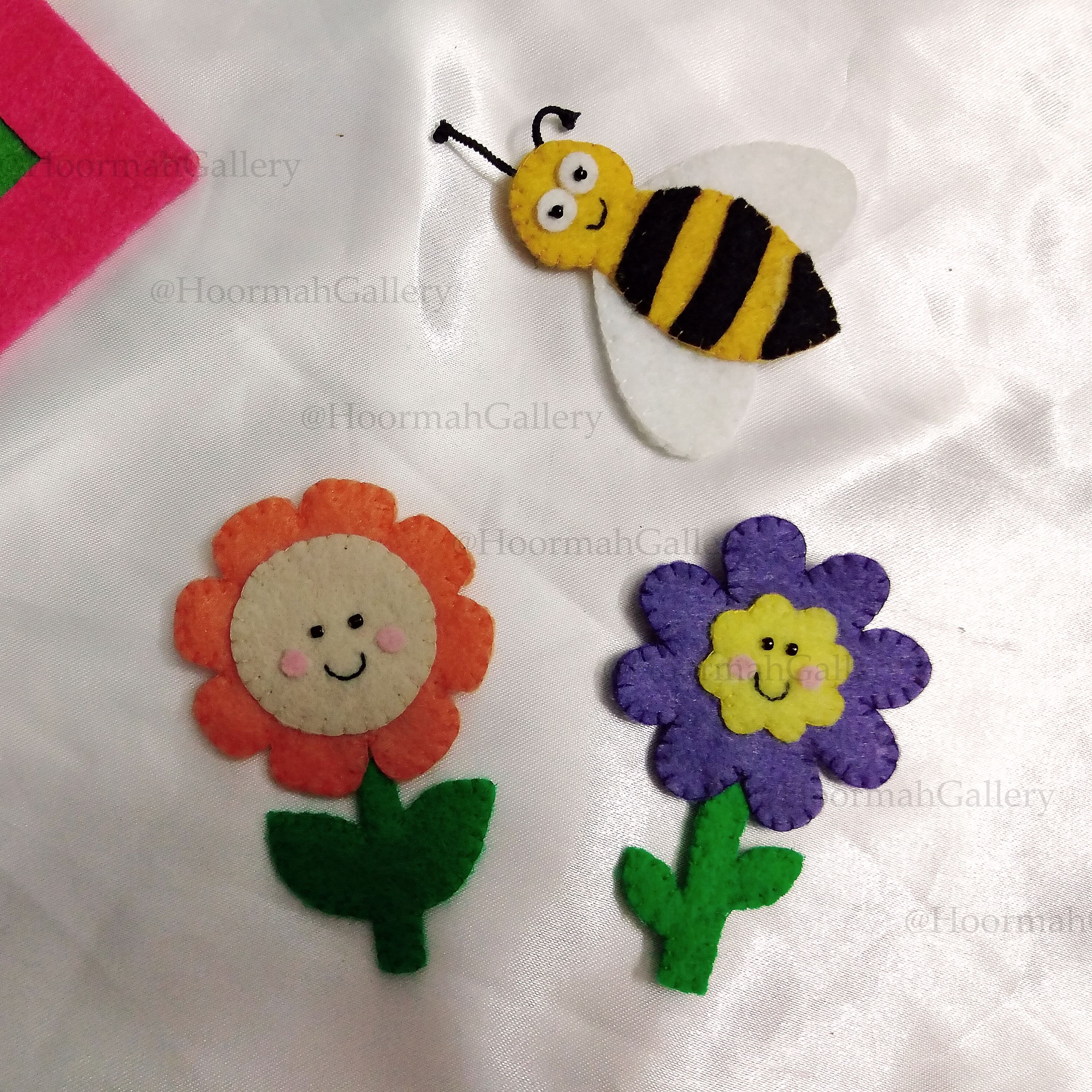  مگنت آمورشی گل و زنبور(پک سه عددی)