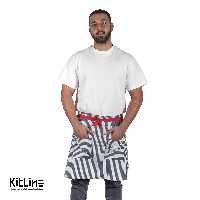 نیم پیشبند ترگال راه راه بند قرمز