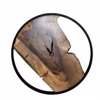 ساعت چوبی روستیک مدل آبنوس قطر 60 مناسب برای ساعت.قاب آینه 