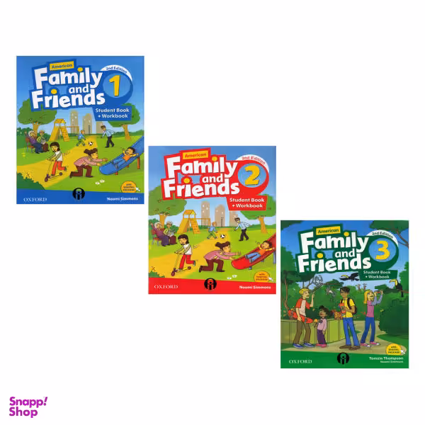 کتاب American Family And Friends Second Edition اثر Tamzin Thompson and Naomi Simmons انتشارات الوندپویان سه جلدی