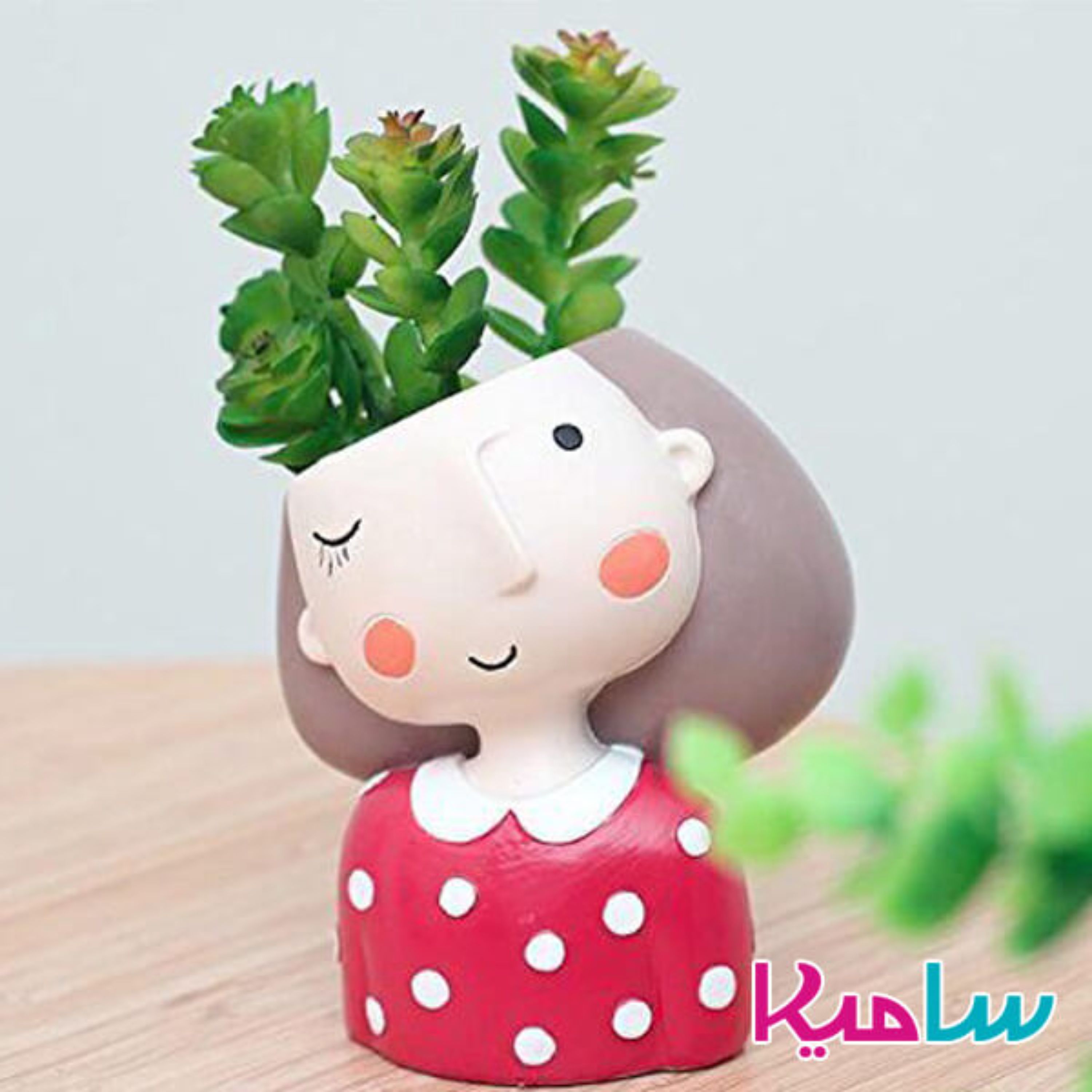 گلدان فانتزی طرح دخترک