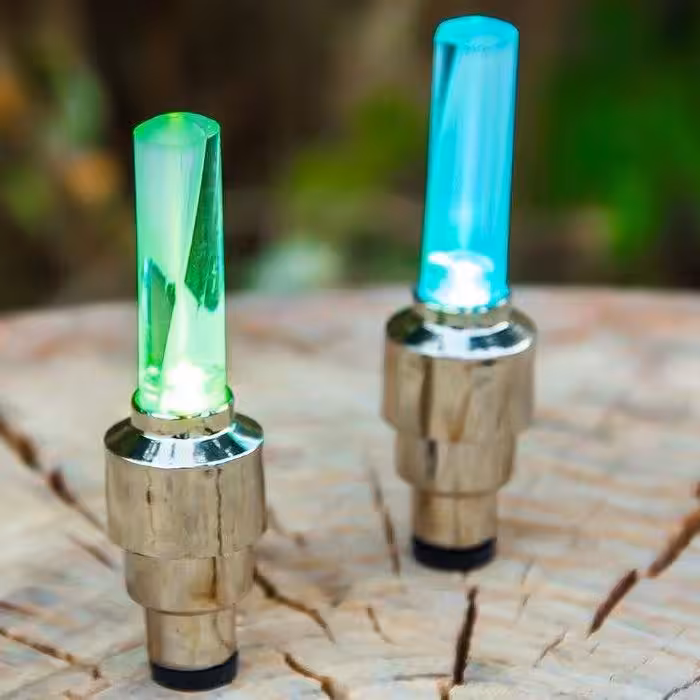 چراغ سروالف یا فایر تایر دوچرخه مدل مدادی بسته 2 عددی  کد 1270 (راشا بایک)