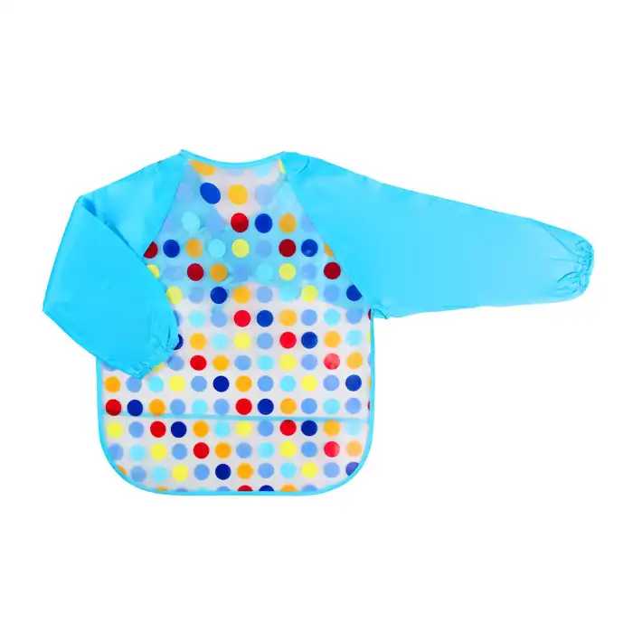 پیشبند نایلونی آستین دار طرح دار لاین بیر Lion bear