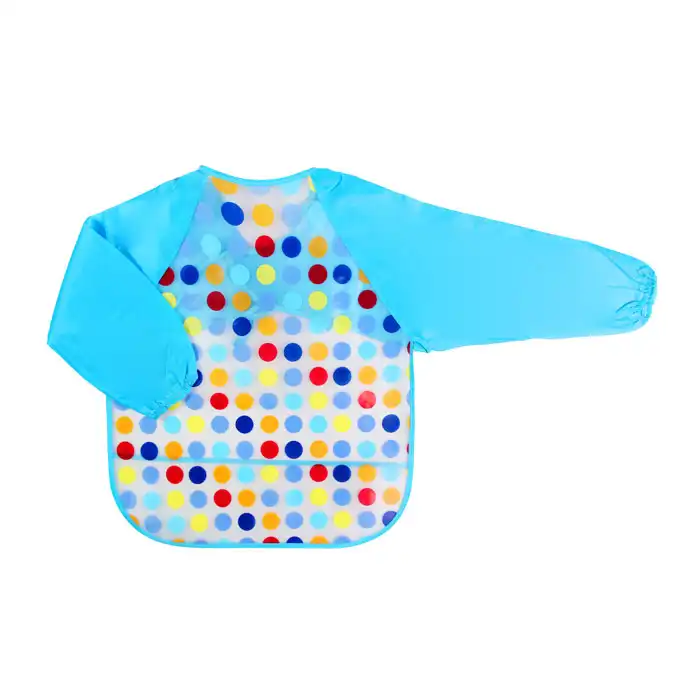 پیشبند نایلونی آستین دار طرح دار لاین بیر Lion bear