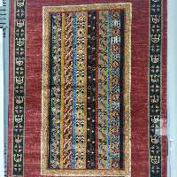 فرش پاتریس  فرش گلیم بختیاری 400شانه طرح کد  9920سایز کناره یک در یک ونیم متری