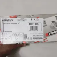 دیسک ترمز چرخ جلو پژو 206 تیپ 2 و 3 فردو Ferodo اصلی