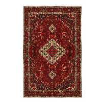 فرش دستبافت قدیمی شش ونیم متری مدل بختیاری کد 14129