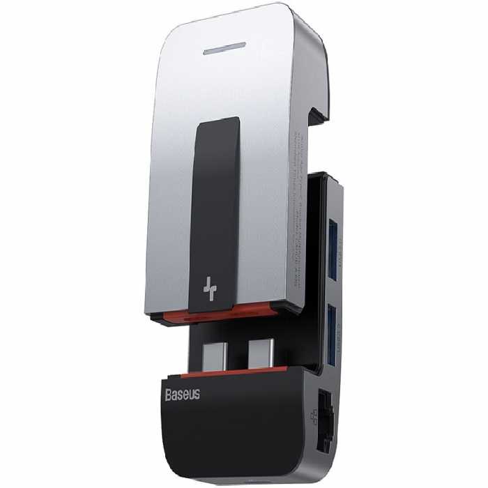هاب آداپتور تایپ سی مک بوک پرو بیسوس Baseus Armor Age Type-C HUB Adapter