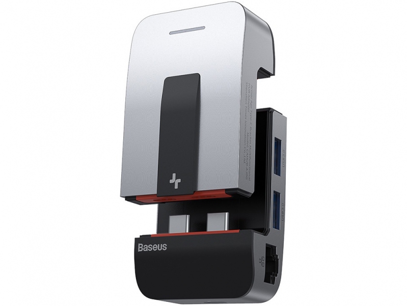 هاب آداپتور تایپ سی مک بوک پرو بیسوس Baseus Armor Age Type-C HUB Adapter
