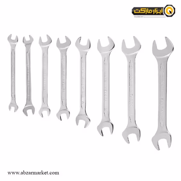 ست آچار دو سر تخت واستر 8 عددی