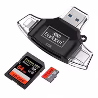 رم ریدر چندکاره آیفون اندروید تایپ سی Earldom ET-OT31 OTGEarldom ET-OT31 OTG Ram Reader iPhone Android Type C Card