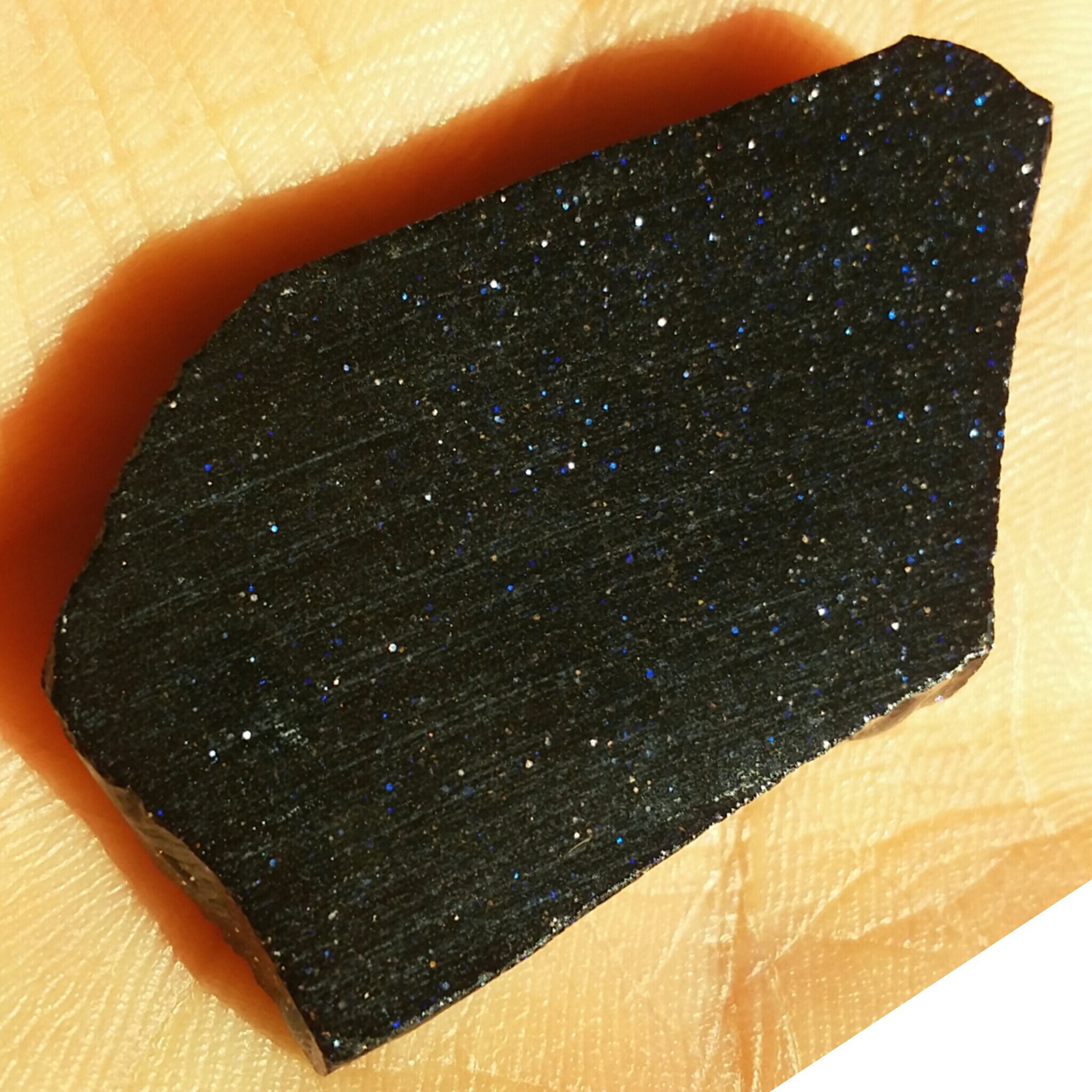 اسلایس سنگ راف خام دلربا سورمه ای کهکشانی بی نظیر خاص محشر