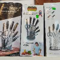 سرویس چاقو 9 پارچه رومانتیک هوم مدل wld-88f