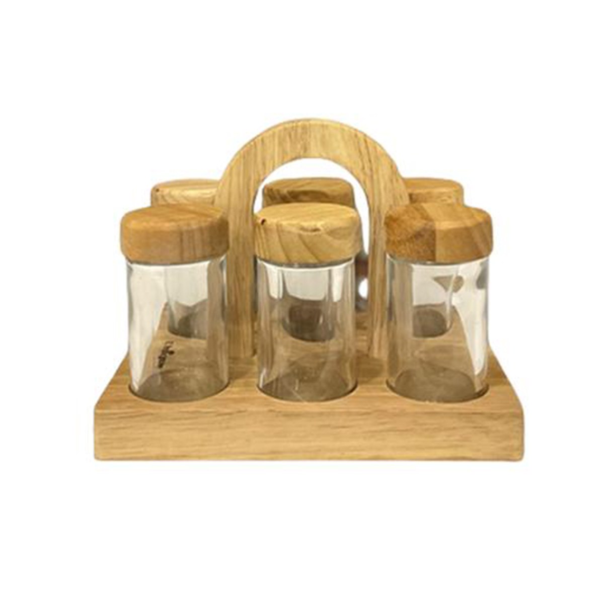 جا ادویه یونیک 1 طبقه 6تایی چوبی مدل 1504