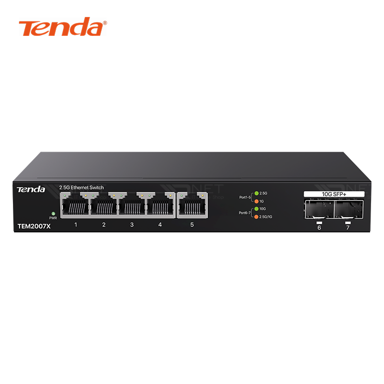 سوئیچ شبکه 5 پورت 2.5G تندا مدل TEM2007X