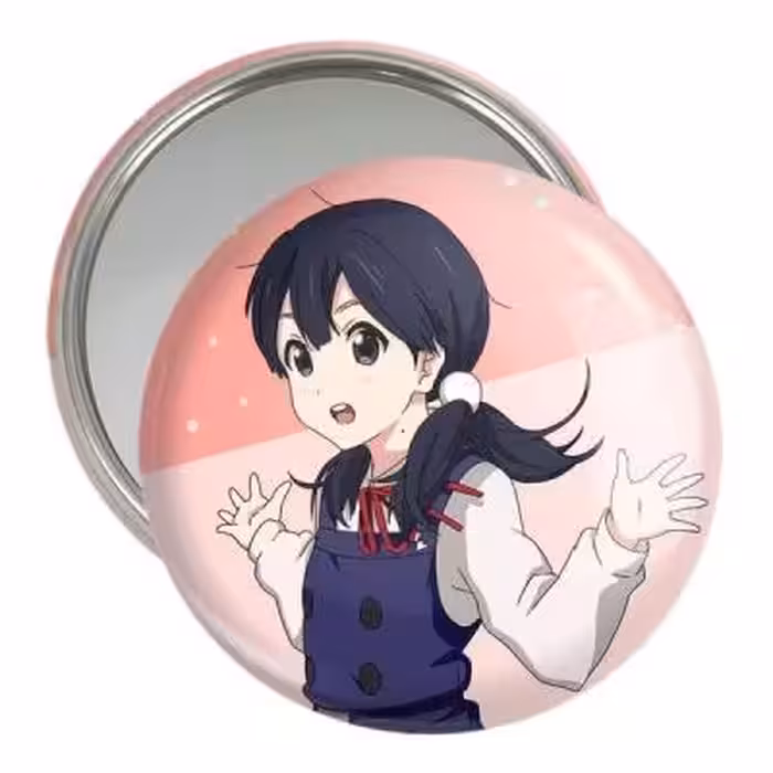 آینه جیبی خندالو مدل کیتاشیراکاوا تاماکو انیمه فروشگاه تاماکو Tamako Market کد 22506