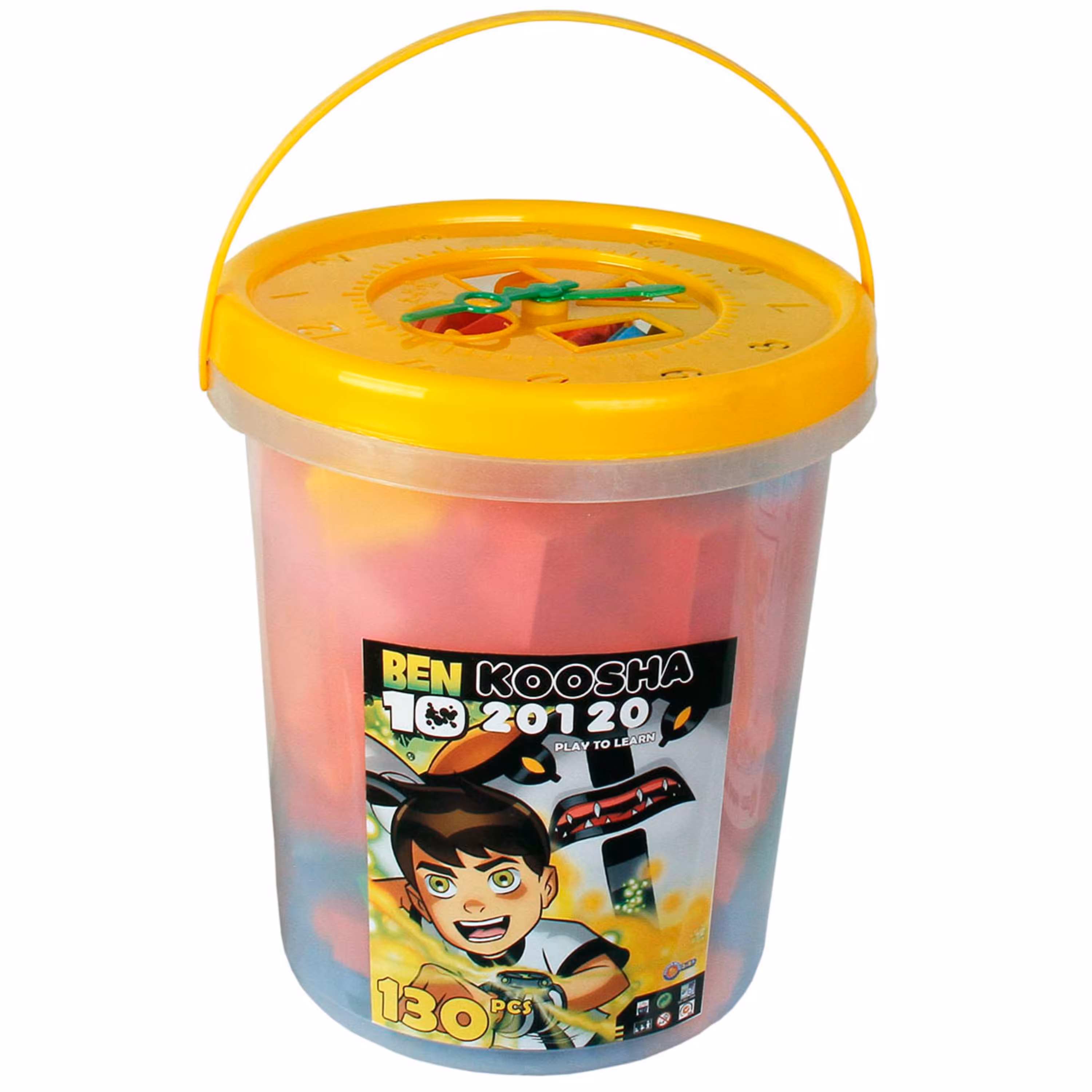 بریکس 20120 سطلی گرد ساعتی خیلی بزرگ مناسب 3 سال به بالا (پس کرایه)