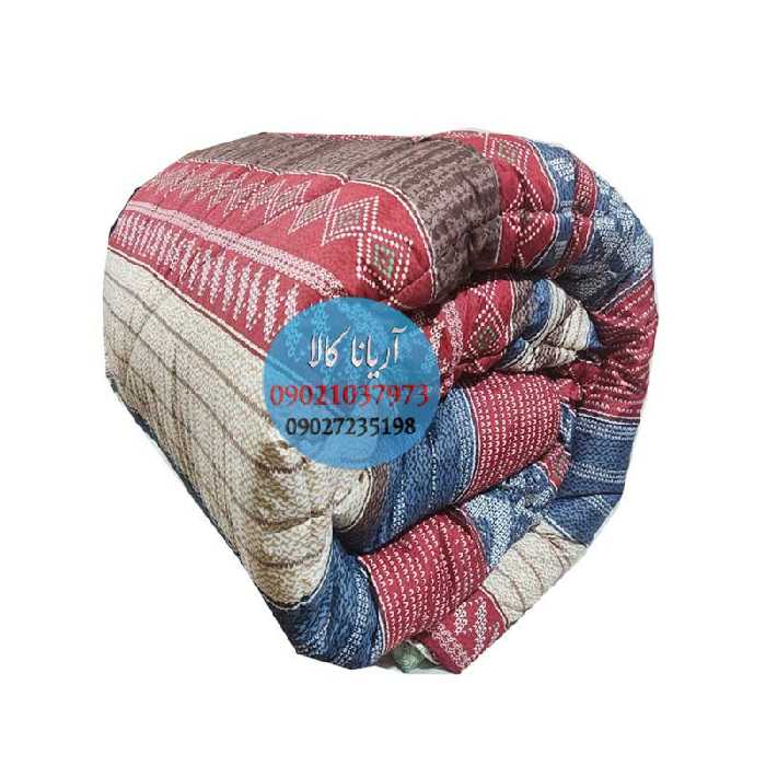 پک لحاف کرسی آریانا شامل کرسی تاشو 70و لحاف کرسی 3 در 3 طرح گبه