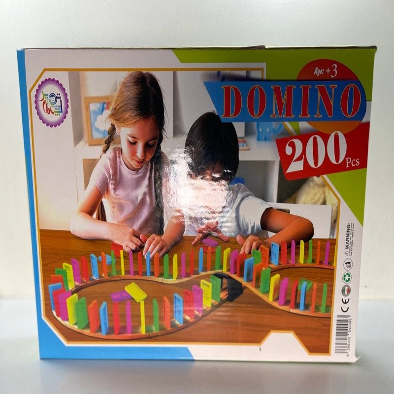 اسباب بازی دومینو 200 قطعه اسپادان