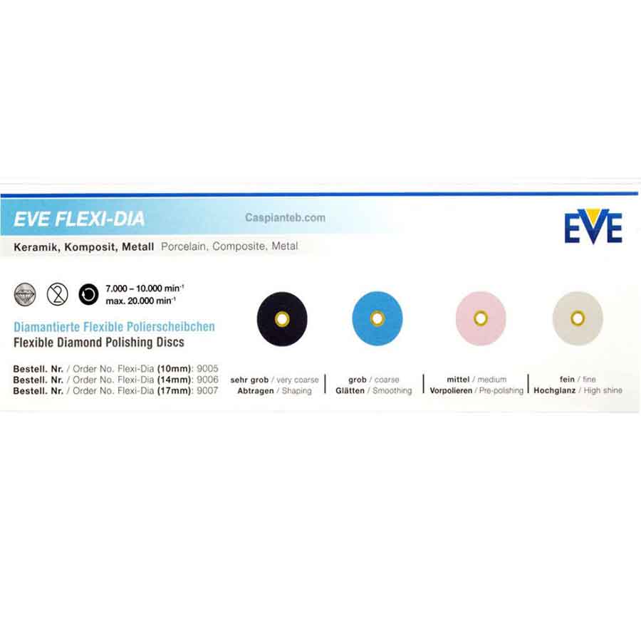 کیت دیسک پالیش الماسه صد عددی اوه | EVE Flexi Dia