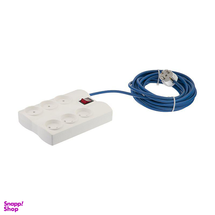 شش راهی برق مدل MR.6. KV.215٫3M طول 3 متر
