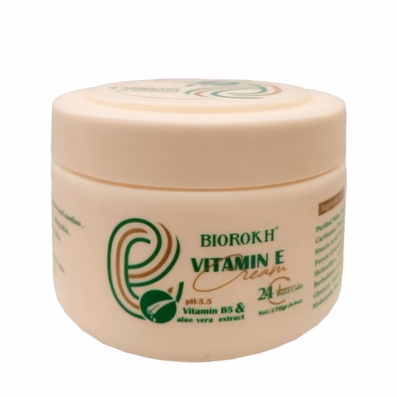 کرم ویتامین E بایورخ مدل B5 &amp; aloevera حجم 270 میلی لیتر