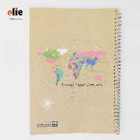 دفتر 100 برگ سیمی ایمان طرح جهان