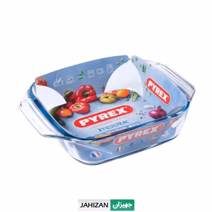 ظرف پیرکس مربع مدل 400