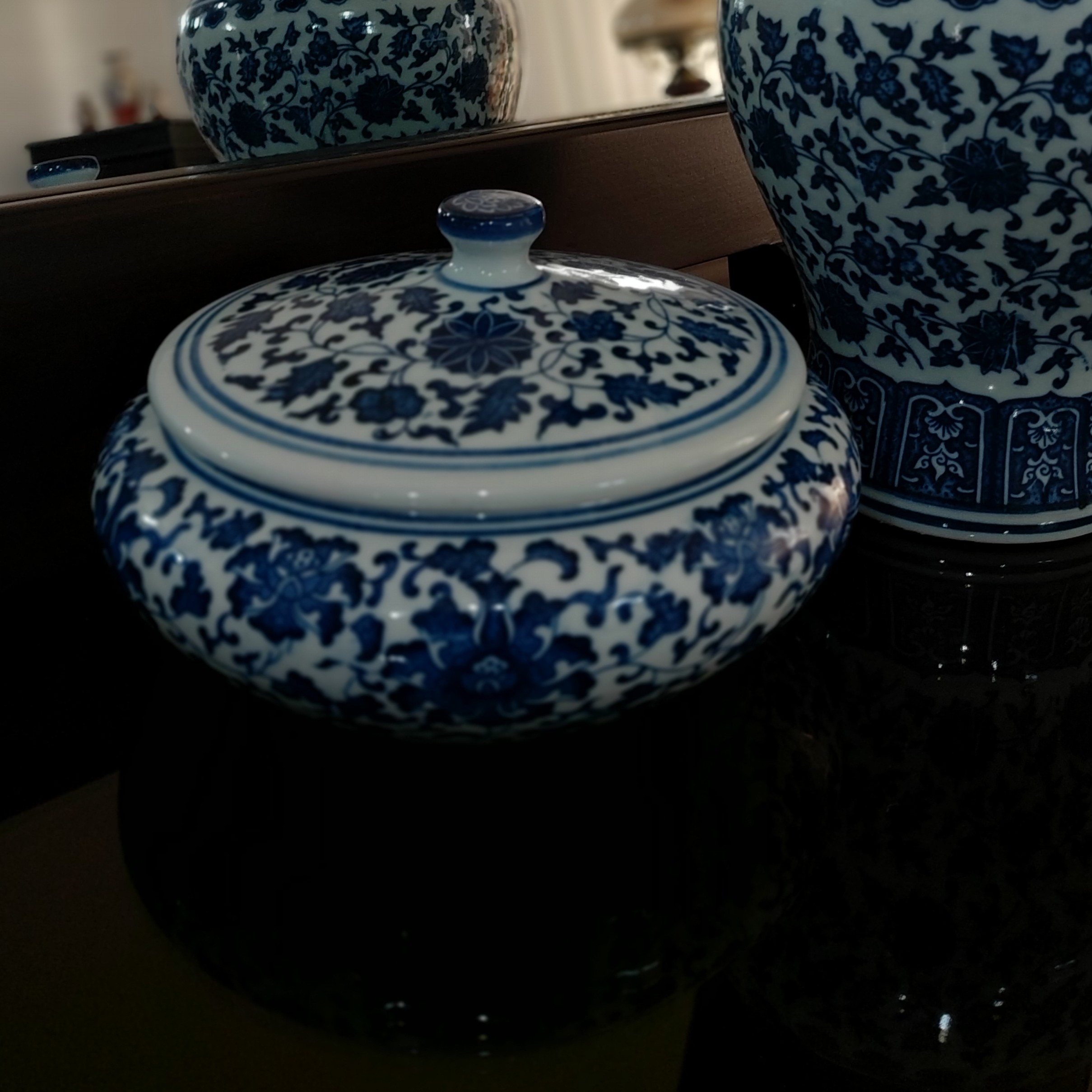 تنقلات خوری چینی اصل قلم آبی ،بانکه ،شکلات خوری خاص و زیبا