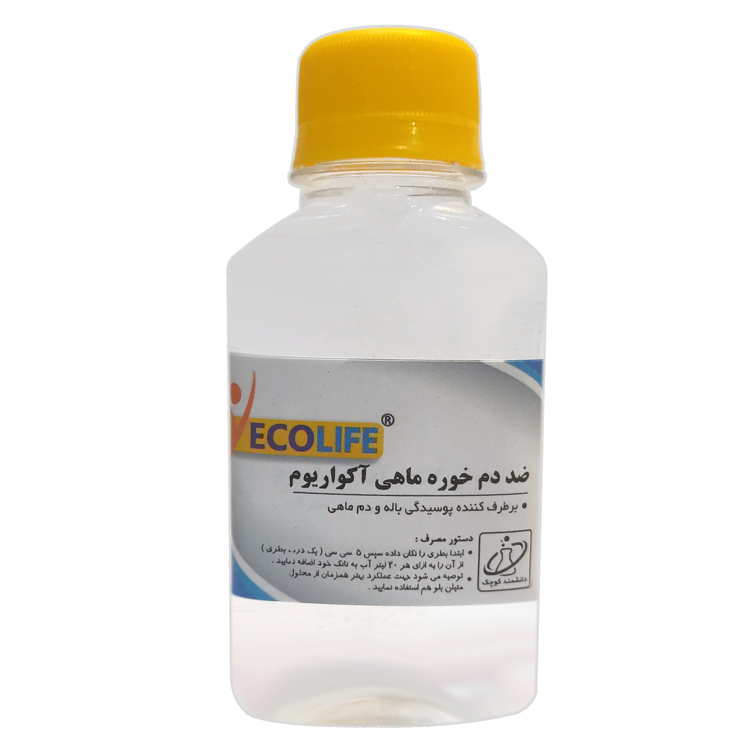 محلول ضد دم خوره ماهی آکواریوم دانشمند کوچک مدل اکولایف 120 میلی لیتر