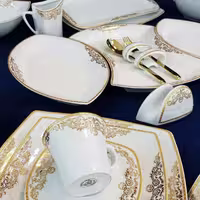 چینی پردیس یلدای طلایی 105 پارچه درجه یک (پس کرایه)
