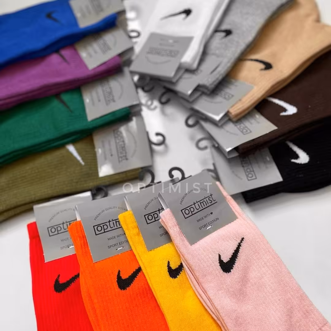 کالکشن 12 جفتی نایک ساقدار اسپرت نخ پنبه