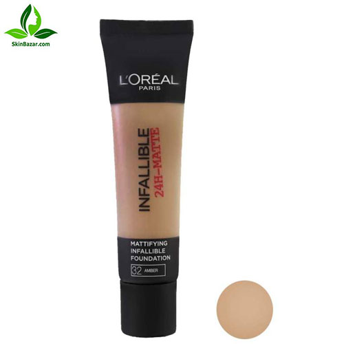 کرم پودر لورآل مدل Infallible شماره 32 حجم 35 میلی لیتر کد 496