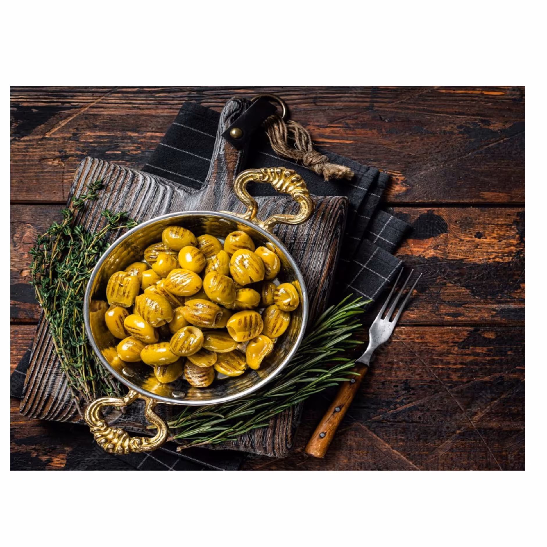 زیتون کبابی طعم دار روغنی 7 کیلویی