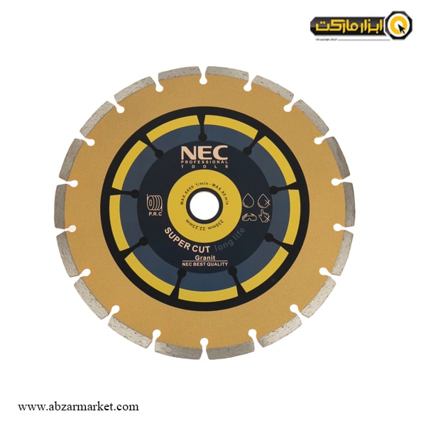 صفحه گرانیت بر طلایی ان ای سی 230 میلی متر مدل G230