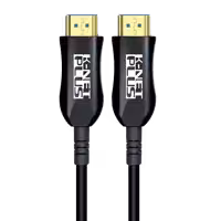 کابل HDMI 4K ورژن 2.0 فیبر نوری کی نت پلاس مدل KP-CHAOC250 طول 25 متر